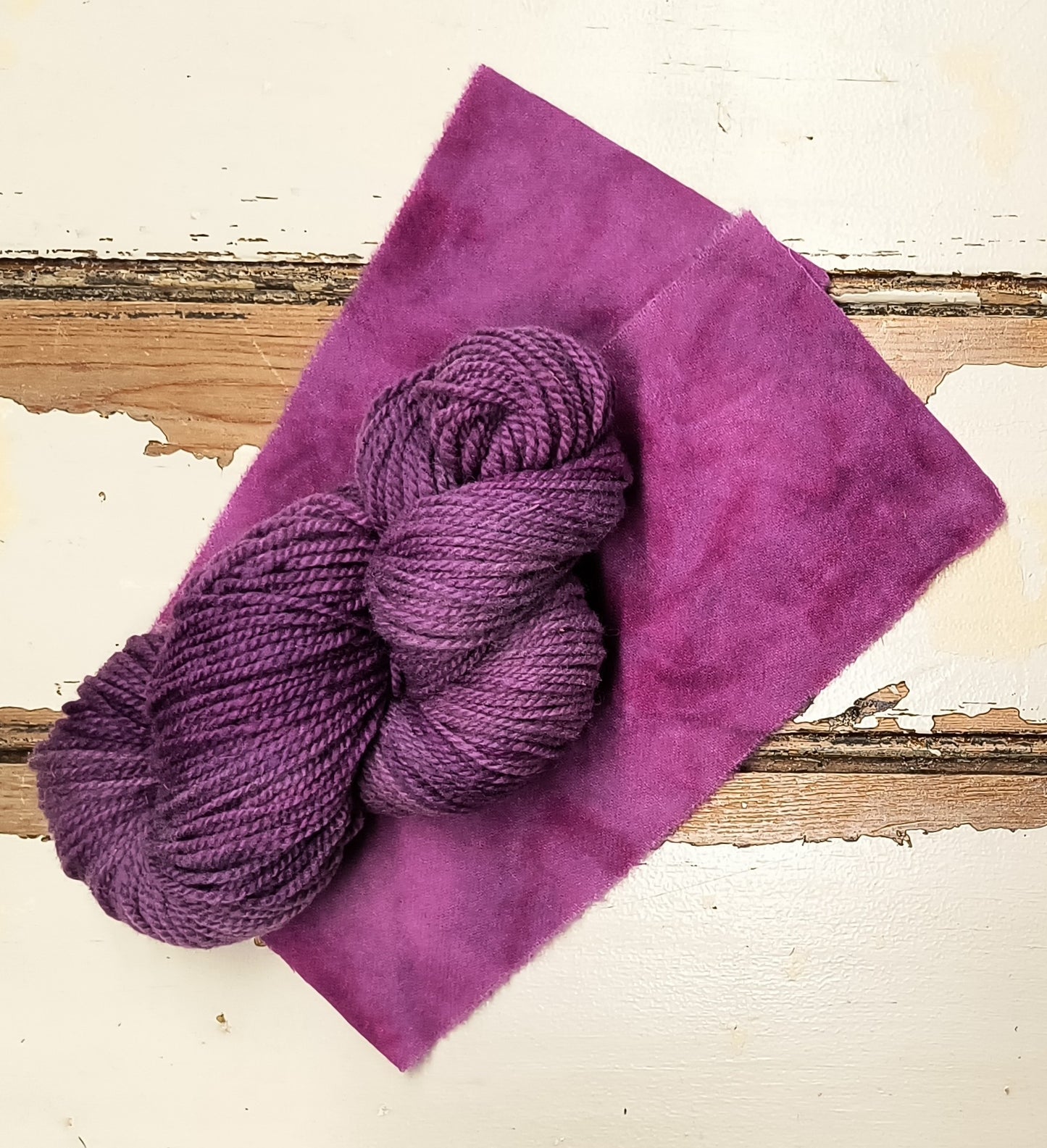 Deep Orchid 01 M Hand Dyed Wool Yarn