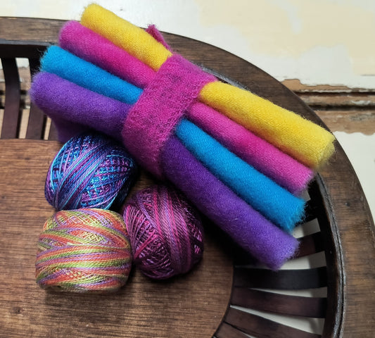 SPRINGTIME BUNDLE Hand Dyed Wool