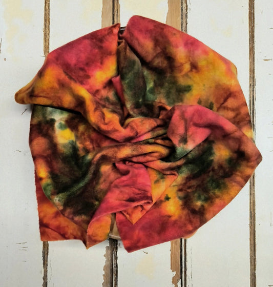 AUTUMN BLAZE Hand Dyed Wool