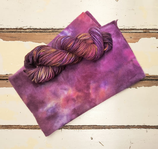 Bubblegum Hand Dyed Wool Yarn