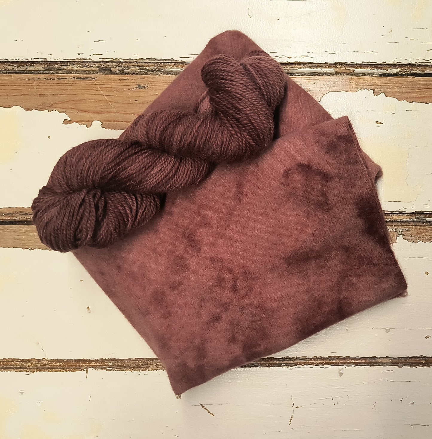 Fundy Mud Hand Dyed Wool Yarn