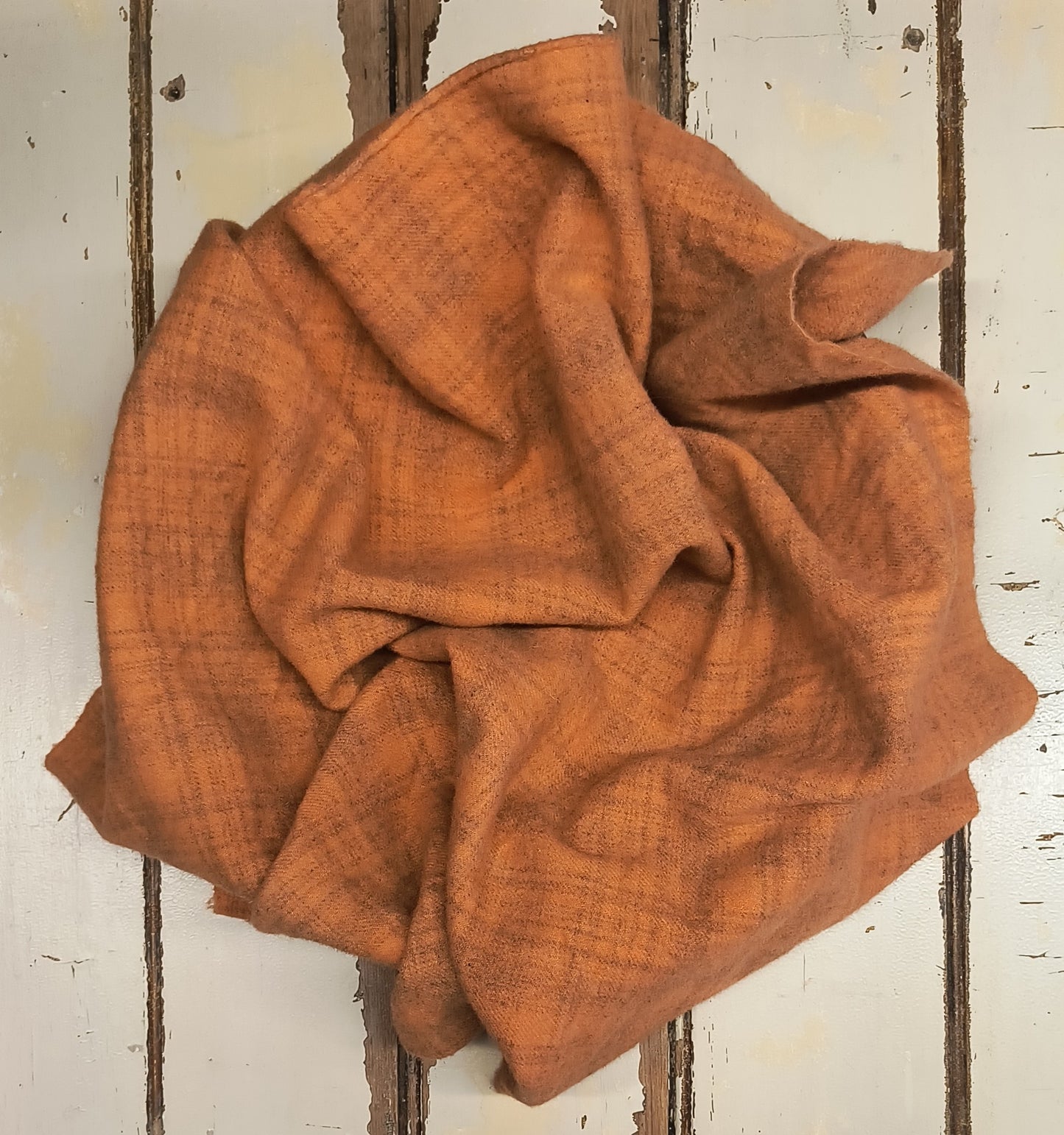 Spiced Pumpkin 01 M Hand Dyed Plaid Wool (Light)