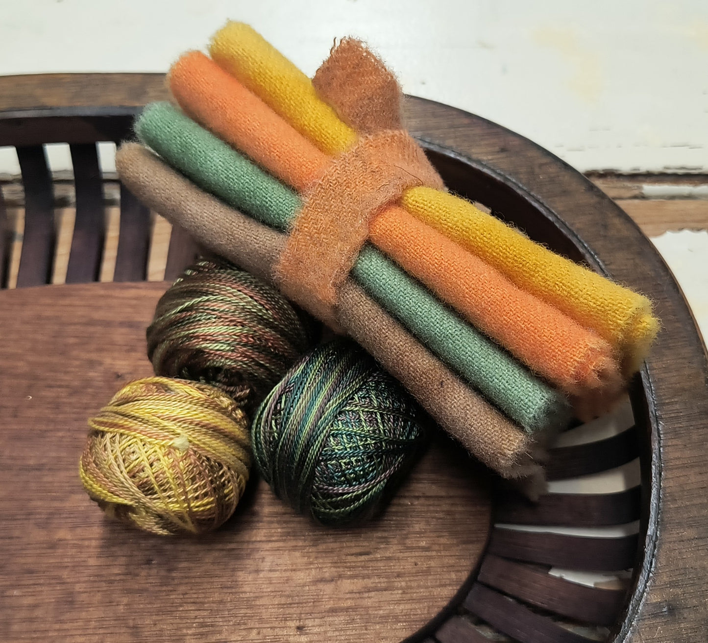 AUTUMN BUNDLE Hand Dyed Wool