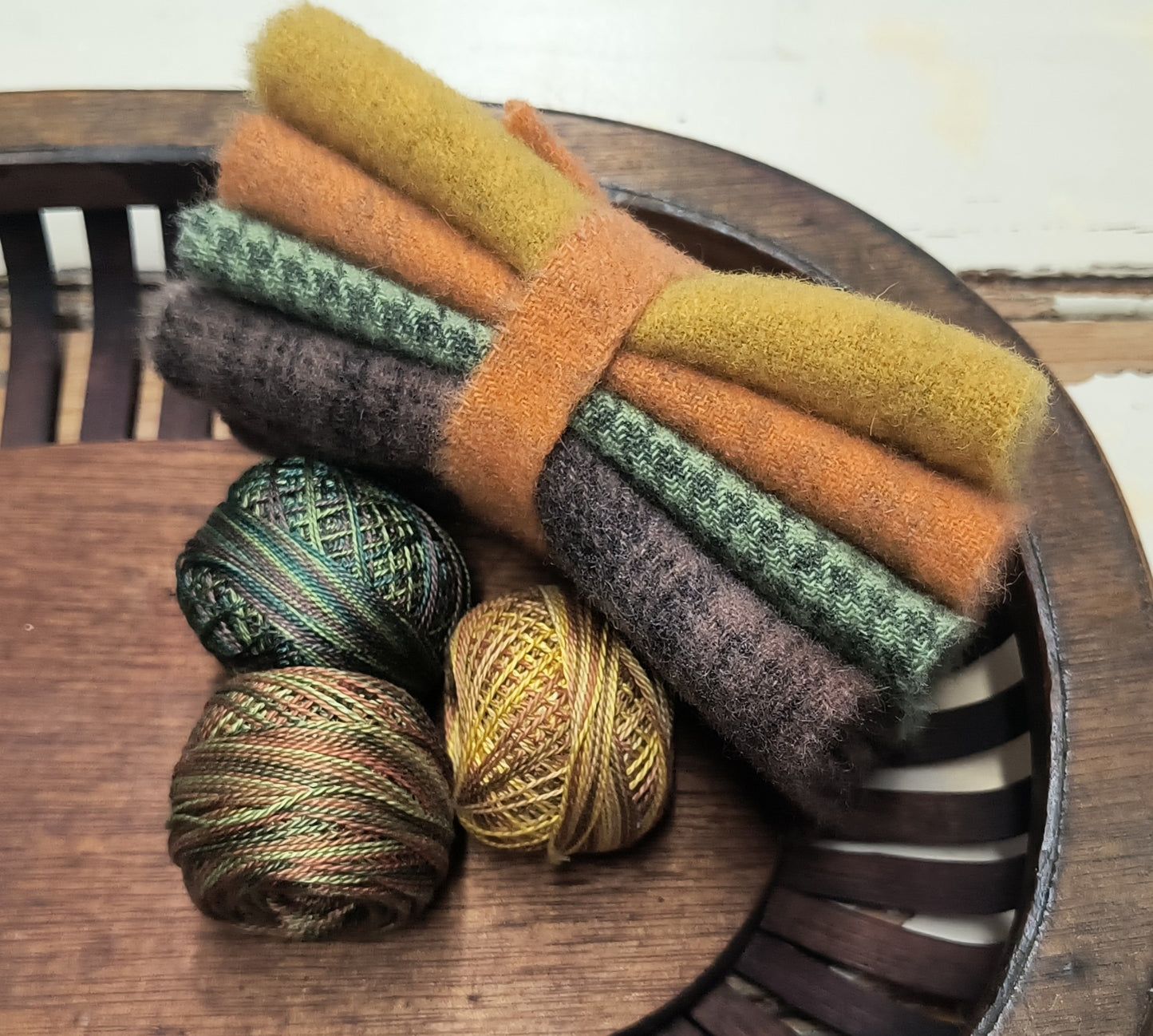 AUTUMN BUNDLE Hand Dyed Wool