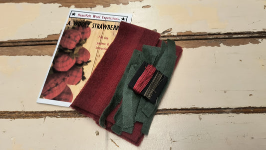 CLEARANCE | A Wooly Strawberry Kit - Set of 12