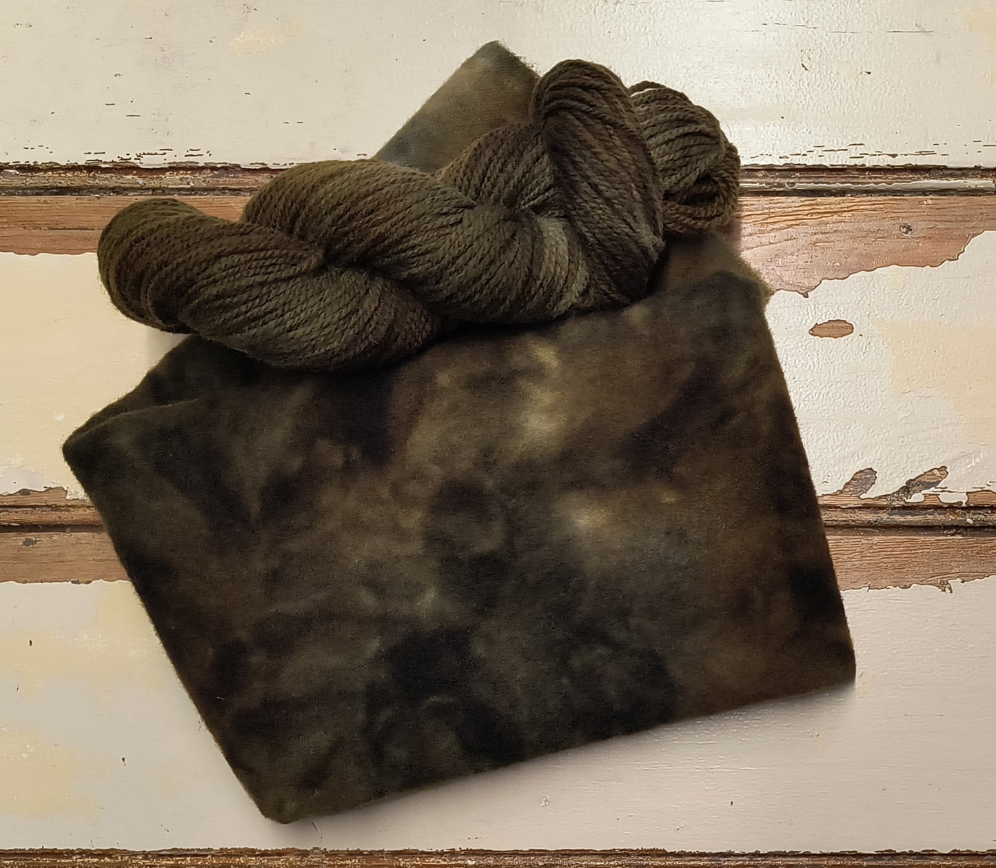 Deep Woods Hand Dyed Wool Yarn