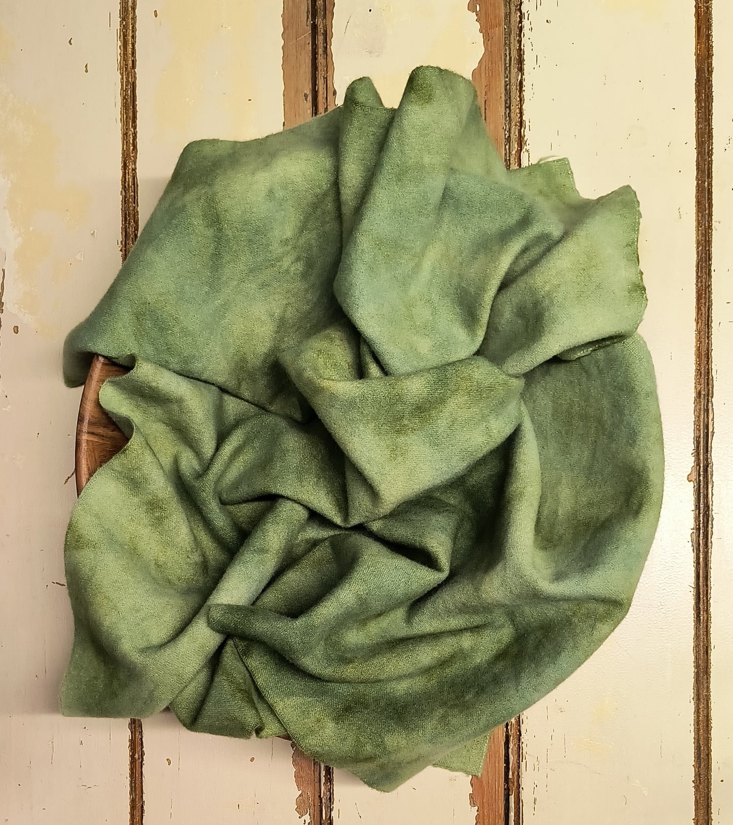 MOSS GREEN VALUES M | Set of 4 Hand Dyed Wool