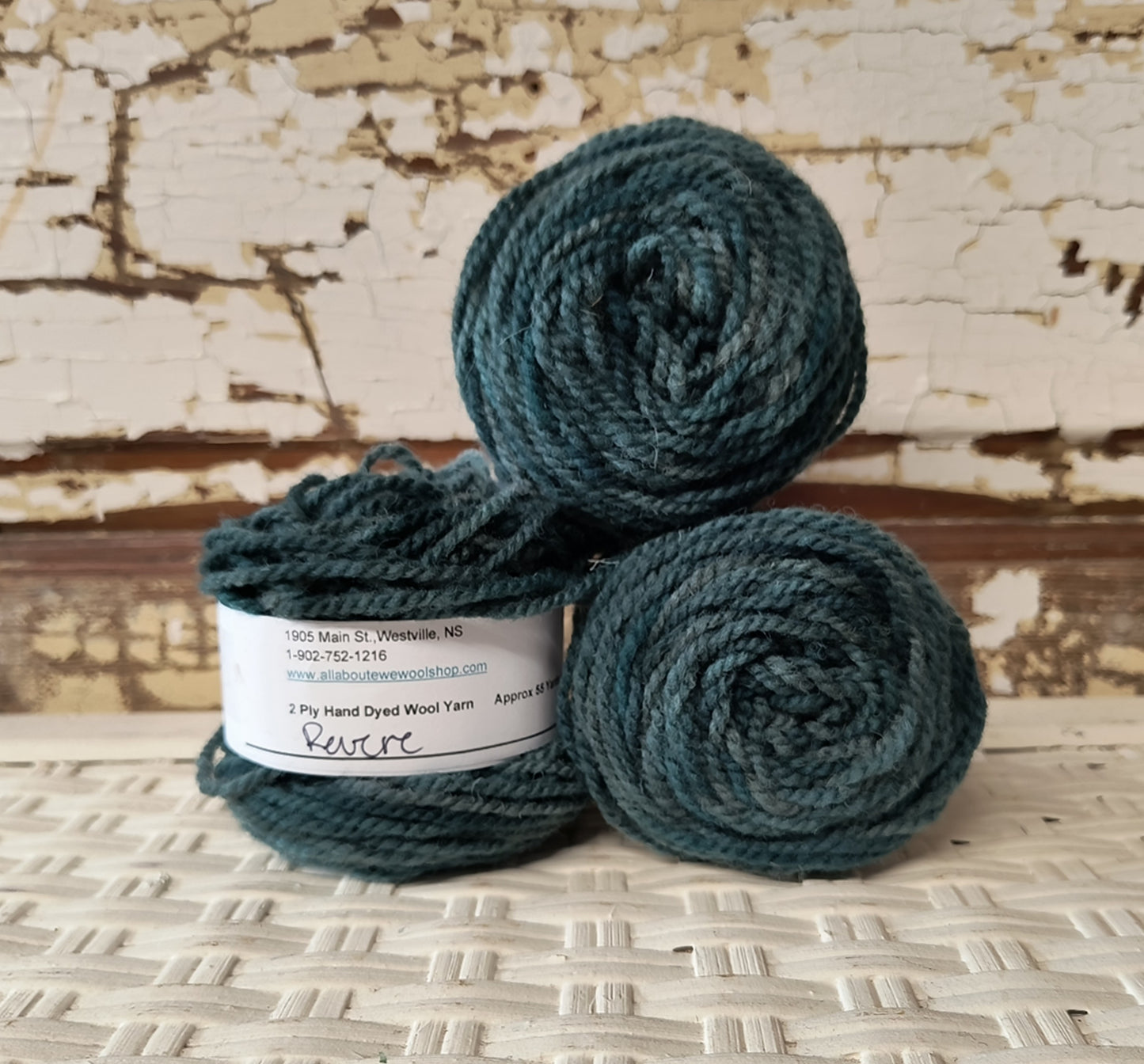 Revere Hand Dyed Wool Yarn Cake