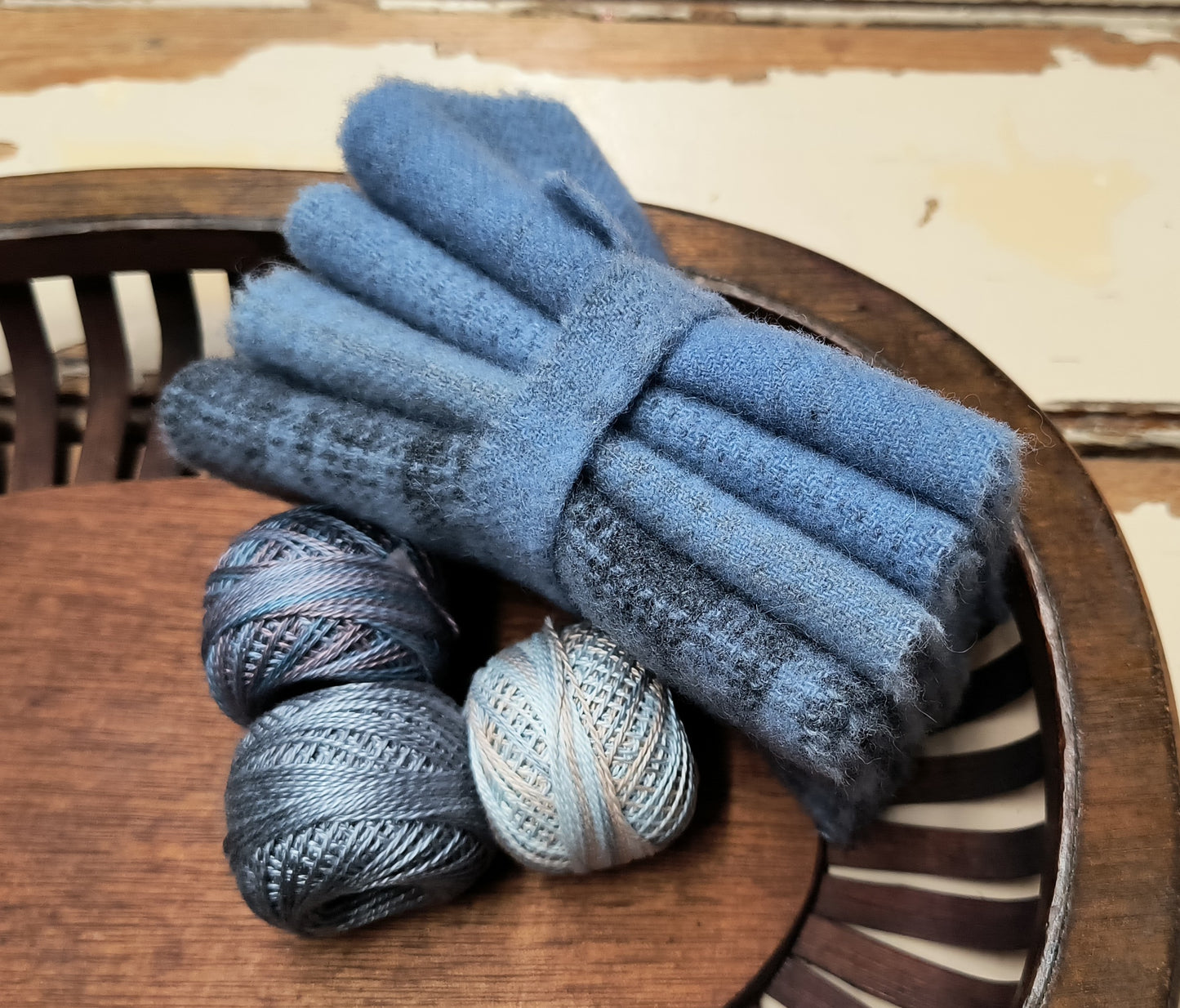 BLUEBERRY BUNDLE Hand Dyed Wool