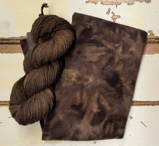 Espresso Hand Dyed Wool Yarn