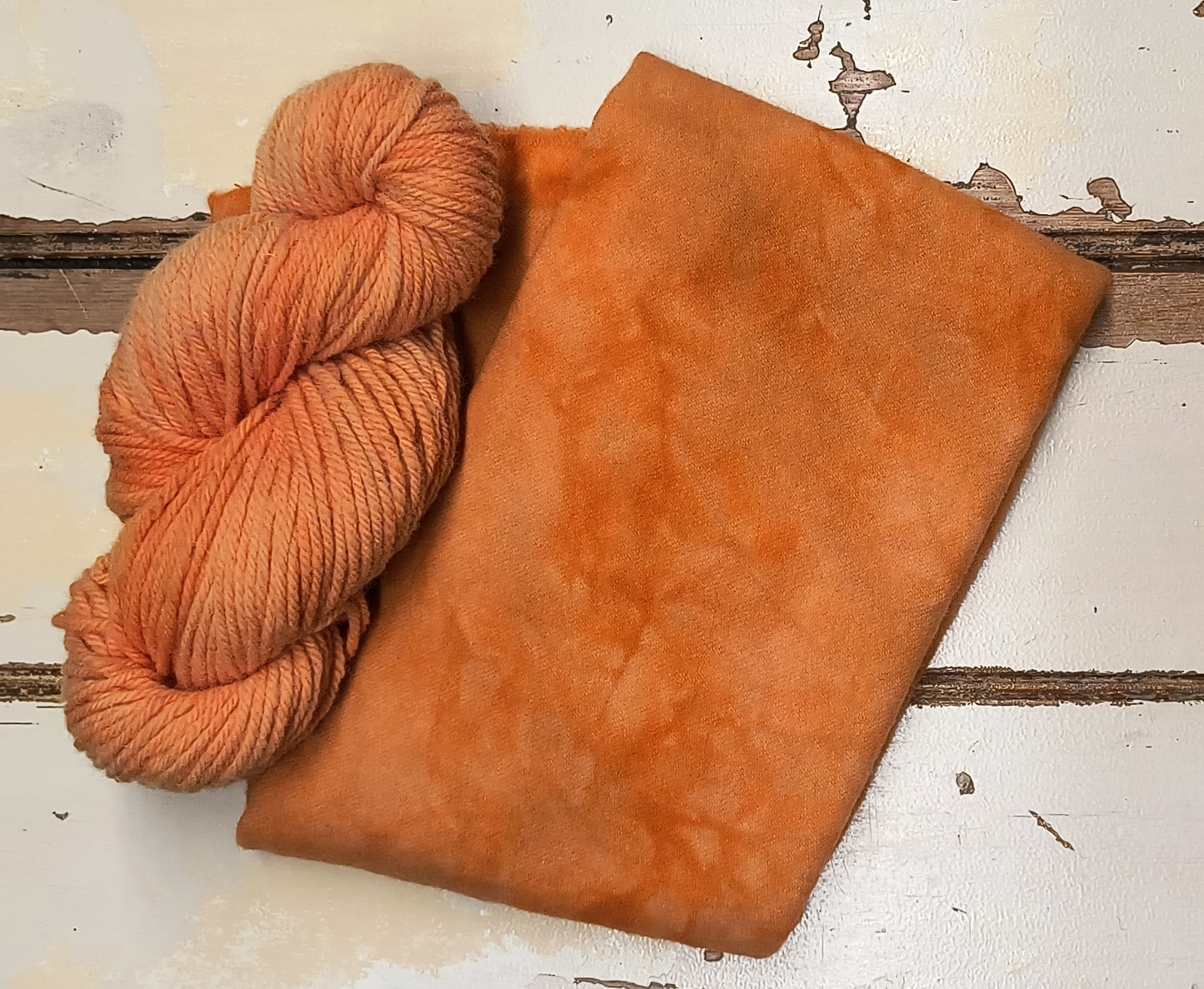 Spiced Pumpkin Hand Dyed Wool Yarn