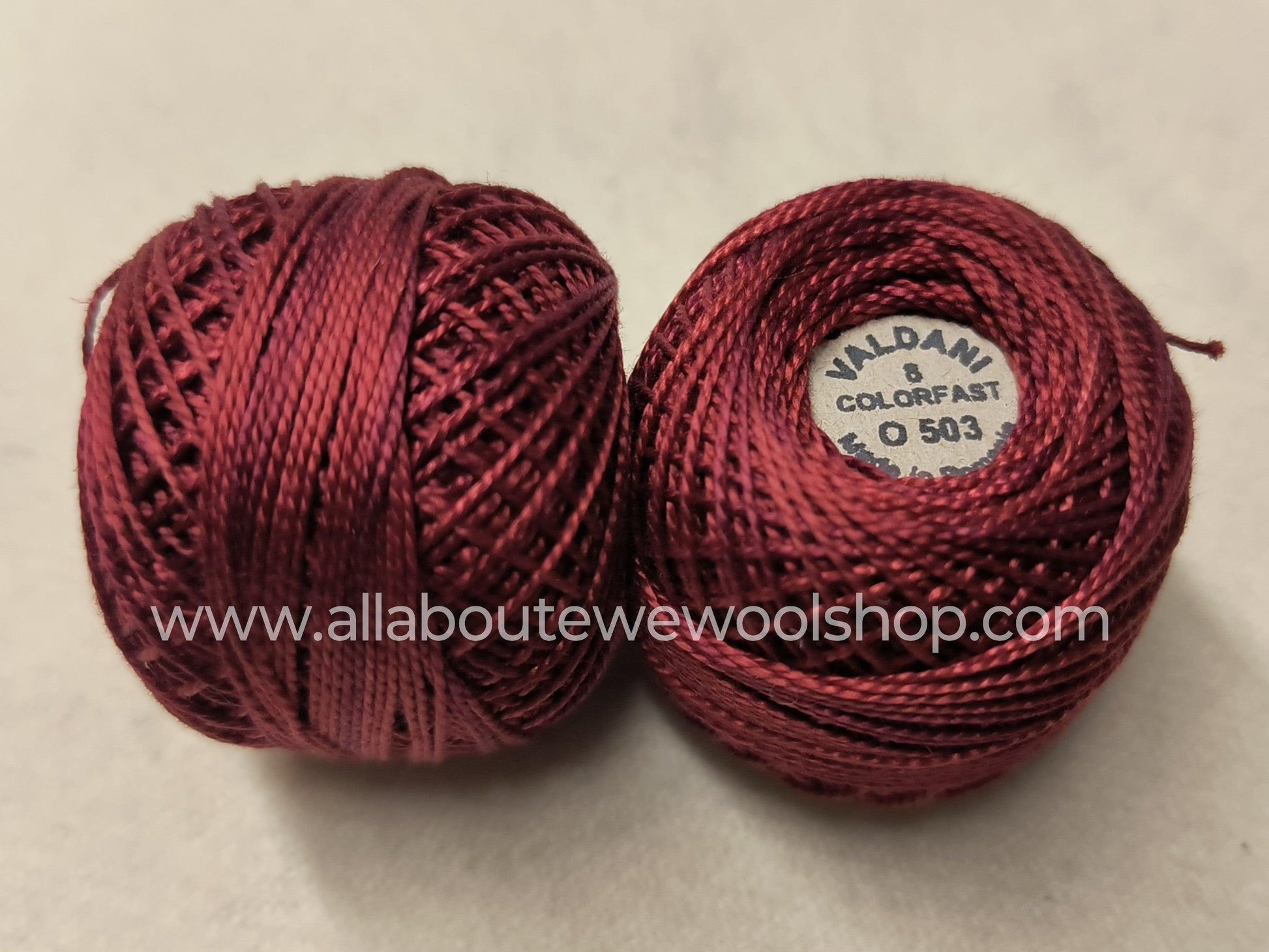 O503 #8 Valdani Pearl/Perle Cotton Thread - All About Ewe Wool Shop