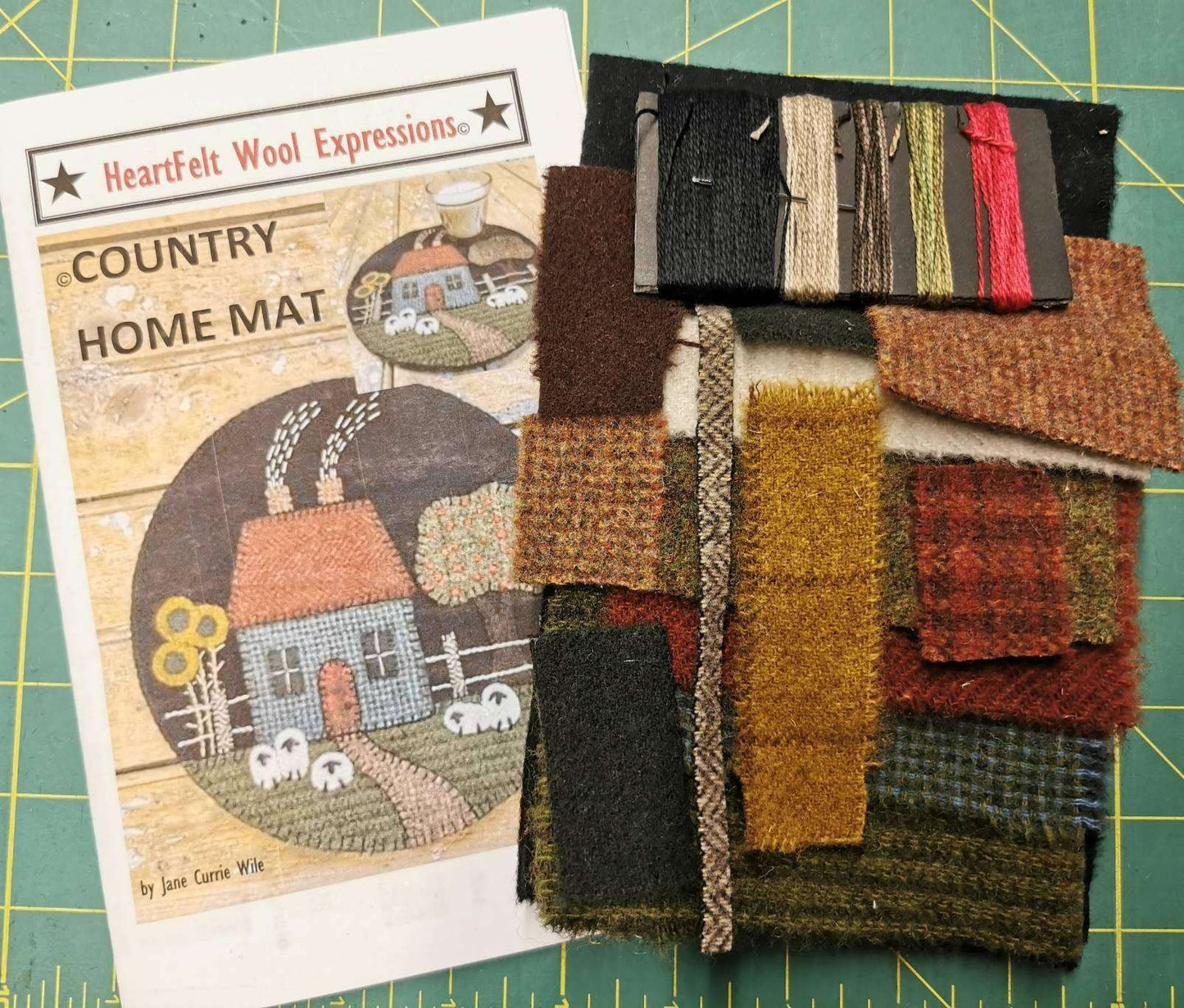 Country Home Mat Kit - All About Ewe Wool Shop