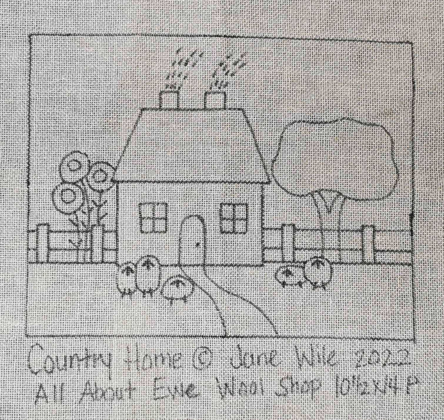 COUNTRY HOME Pattern - All About Ewe Wool Shop