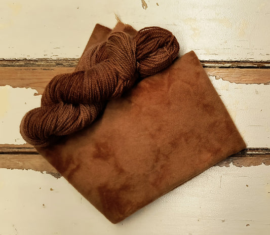 Pumpkin Peel Hand Dyed Wool Yarn