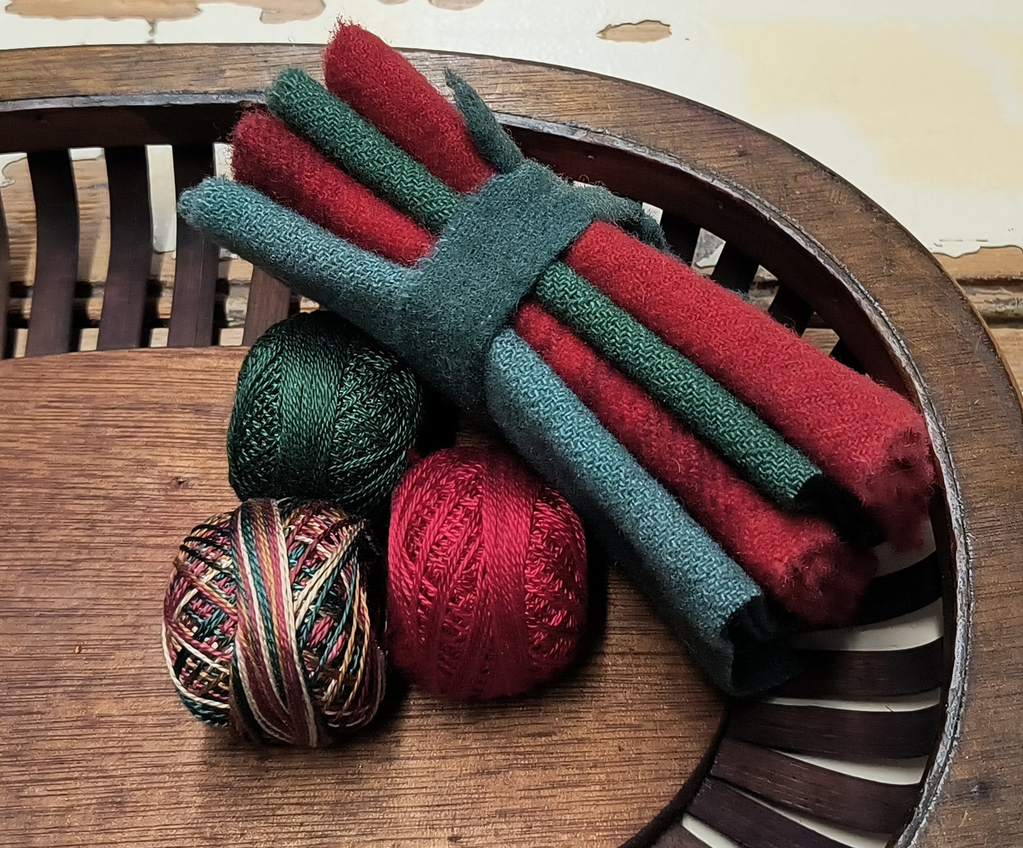 CHRISTMAS BUNDLE Hand Dyed Wool