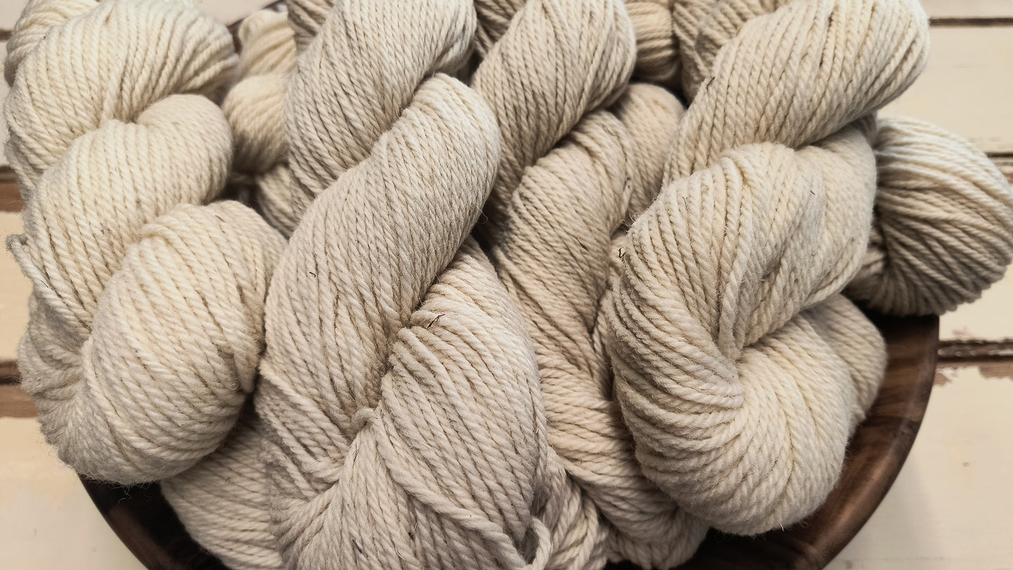 Natural White 2 Ply Yarn