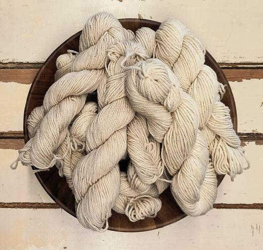 Natural White 2 Ply Yarn