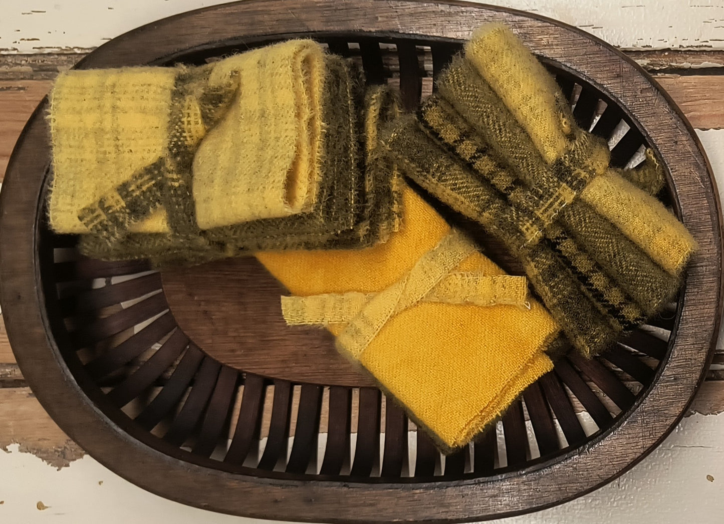 MUSTARD BUNDLE Hand Dyed Wool