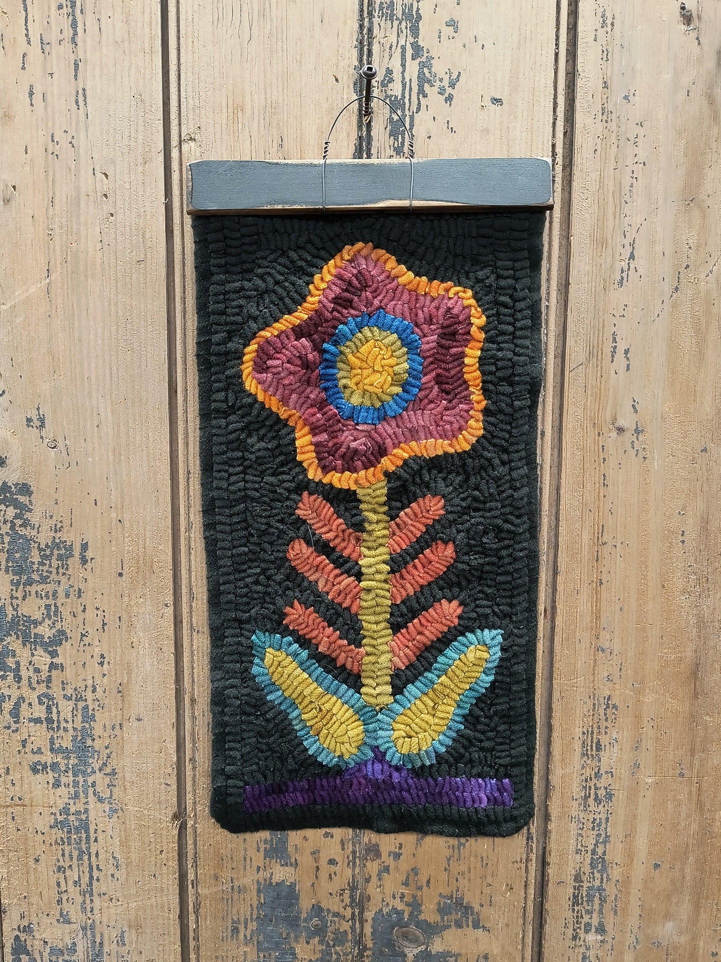 RAINBOW BLOOMS Kit - All About Ewe Wool Shop