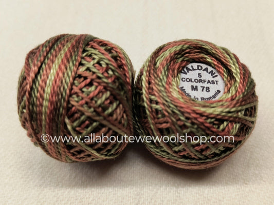 M78 #5 Valdani Pearl/Perle Cotton Thread - All About Ewe Wool Shop