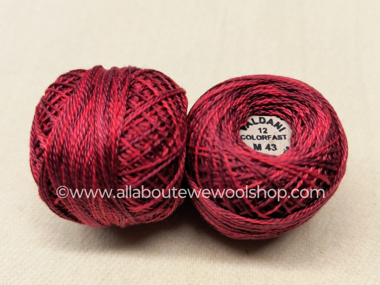 M43 #12 Valdani Pearl/Perle Cotton Thread - All About Ewe Wool Shop