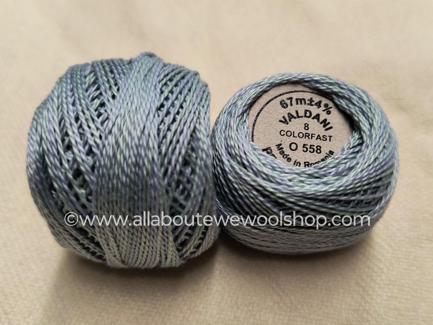 O558 #8 Valdani Pearl/Perle Cotton Thread - All About Ewe Wool Shop