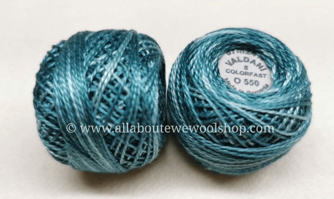 O550 #8 Valdani Pearl/Perle Cotton Thread - All About Ewe Wool Shop