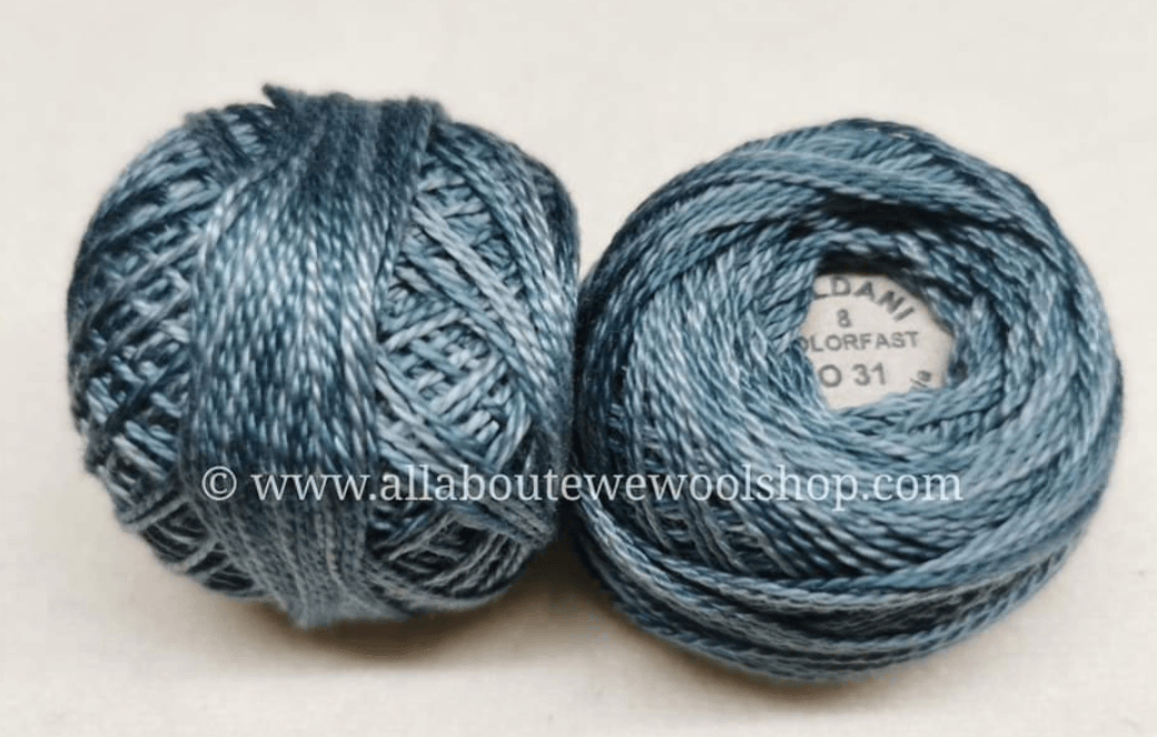 O31 #8 Valdani Pearl/Perle Cotton Thread - All About Ewe Wool Shop