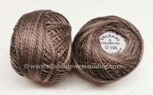 O196 #8 Valdani Pearl/Perle Cotton Thread - All About Ewe Wool Shop