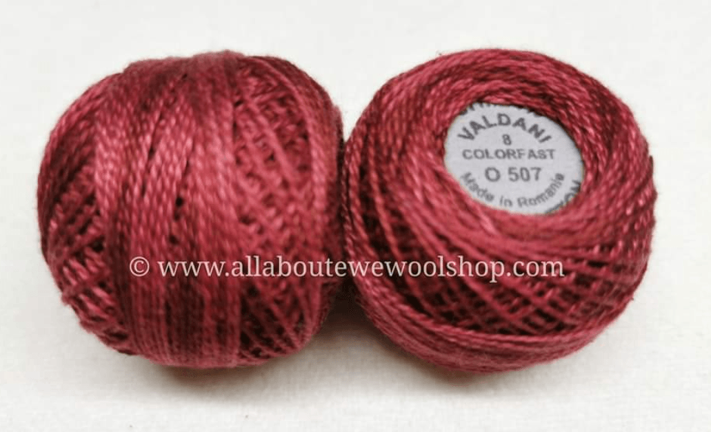 O507 #8 Valdani Pearl/Perle Cotton Thread - All About Ewe Wool Shop