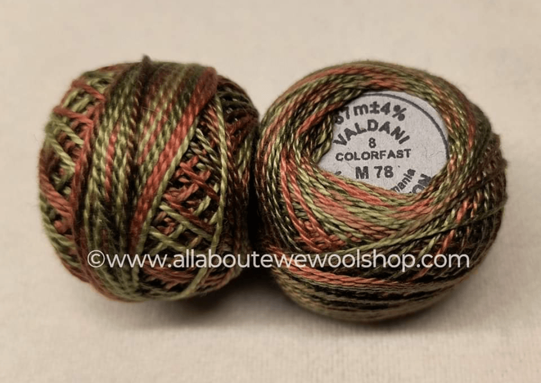 M78 #8 Valdani Pearl/Perle Cotton Thread - All About Ewe Wool Shop