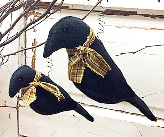 Wool Crow Paper Pattern - All About Ewe Wool Shop