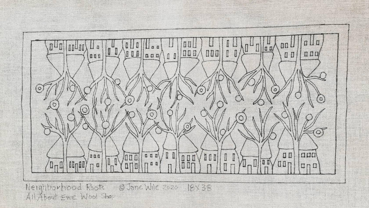 NEIGHBOURHOOD ROOTS - LARGE Pattern - All About Ewe Wool Shop