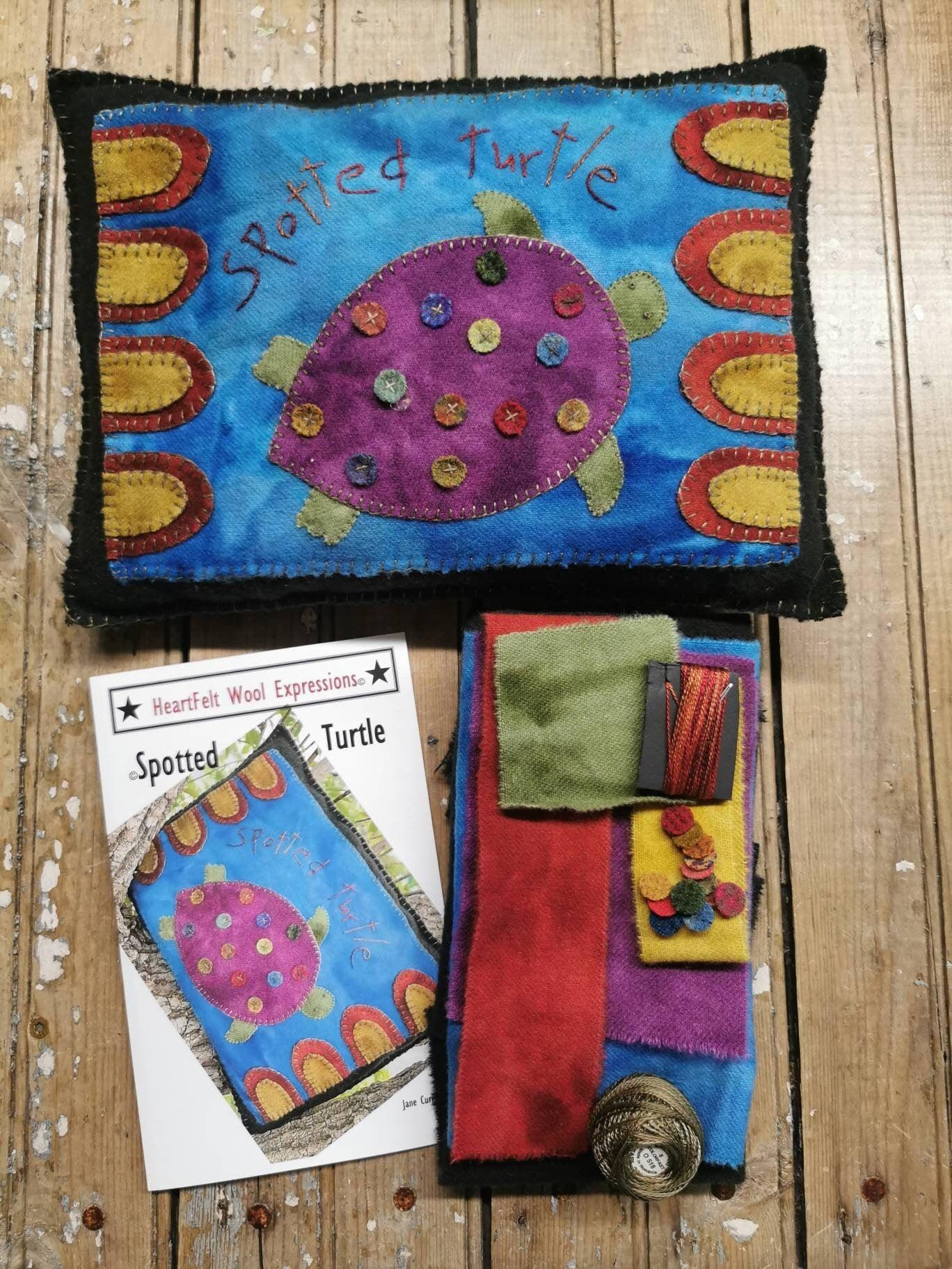SPOTTED TURTLE PILLOW Kit - All About Ewe Wool Shop
