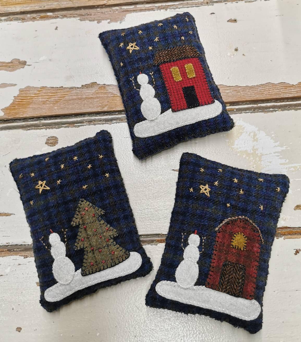 STARS in the NIGHT - Set of 3 Pillows Digital Download - All About Ewe Wool Shop