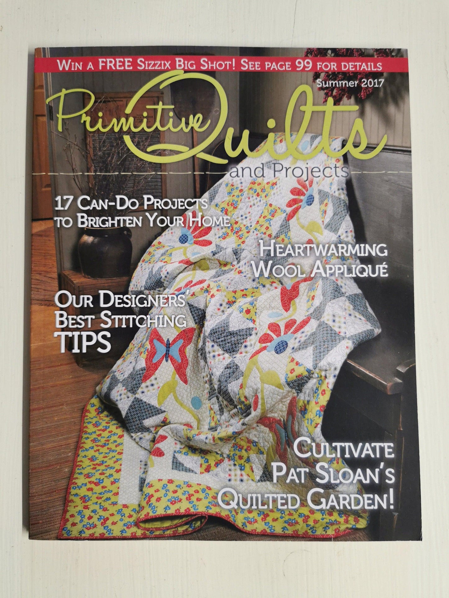 Primitive Quilts and Projects Magazine | Summer 2017 - All About Ewe Wool Shop