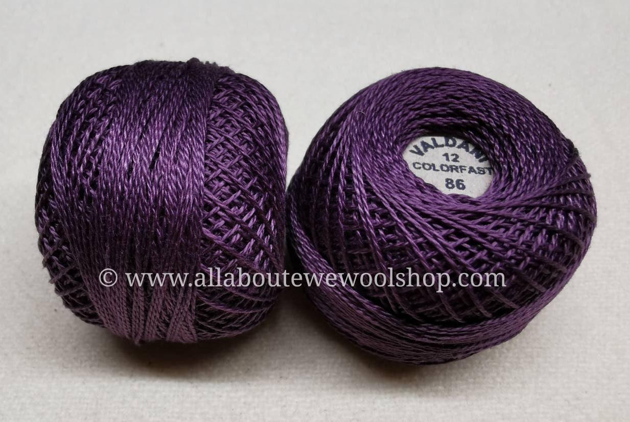 86 #12 Valdani Pearl/Perle Cotton Thread - All About Ewe Wool Shop