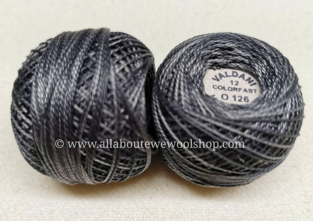 O126 #12 Valdani Pearl/Perle Cotton Thread - All About Ewe Wool Shop