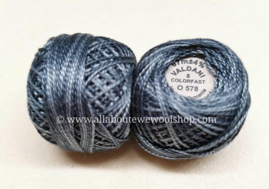 O578 #8 Valdani Pearl/Perle Cotton Thread - All About Ewe Wool Shop