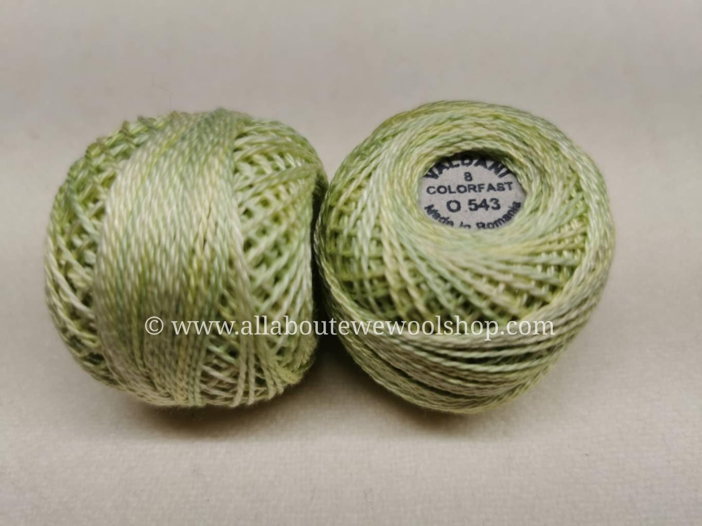 O543 #8 Valdani Pearl/Perle Cotton Thread - All About Ewe Wool Shop