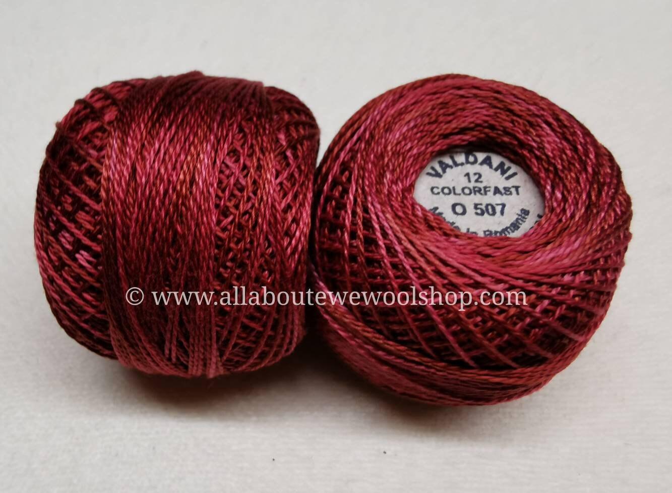 O507 #12 Valdani Pearl/Perle Cotton Thread - All About Ewe Wool Shop