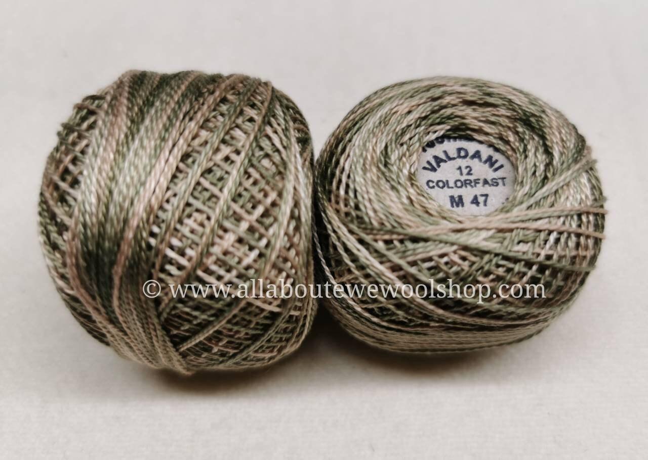 M47 #12 Valdani Pearl/Perle Cotton Thread - All About Ewe Wool Shop