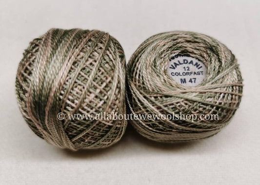 M47 #12 Valdani Pearl/Perle Cotton Thread - All About Ewe Wool Shop