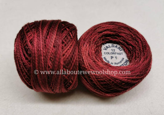 P1 #12 Valdani Pearl/Perle Cotton Thread - All About Ewe Wool Shop