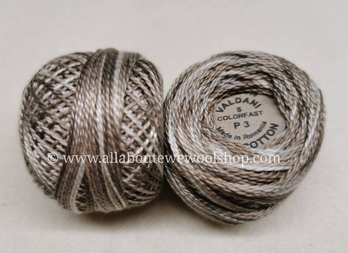 P3 #8 Valdani Pearl/Perle Cotton Thread - All About Ewe Wool Shop