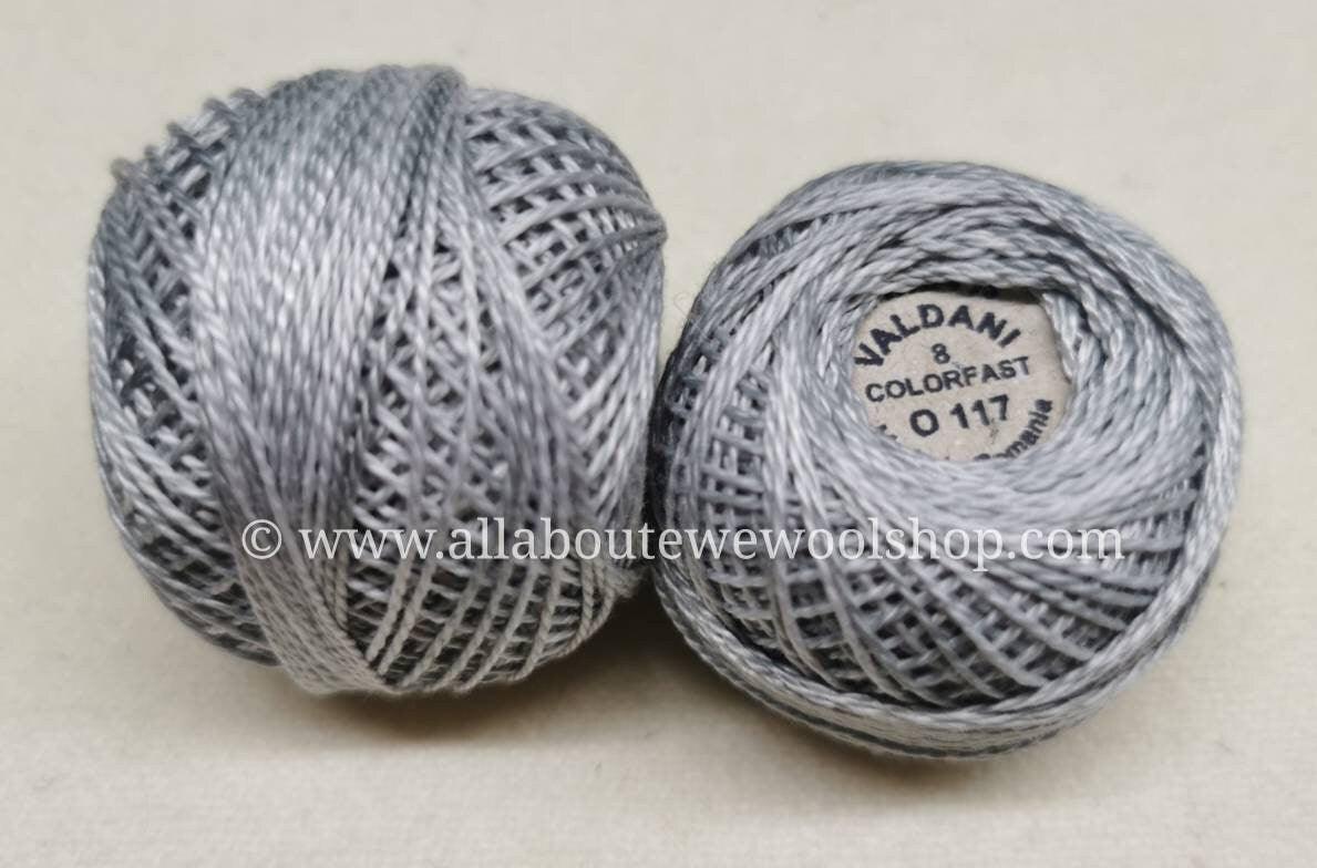 O117 #8 Valdani Pearl/Perle Cotton Thread - All About Ewe Wool Shop
