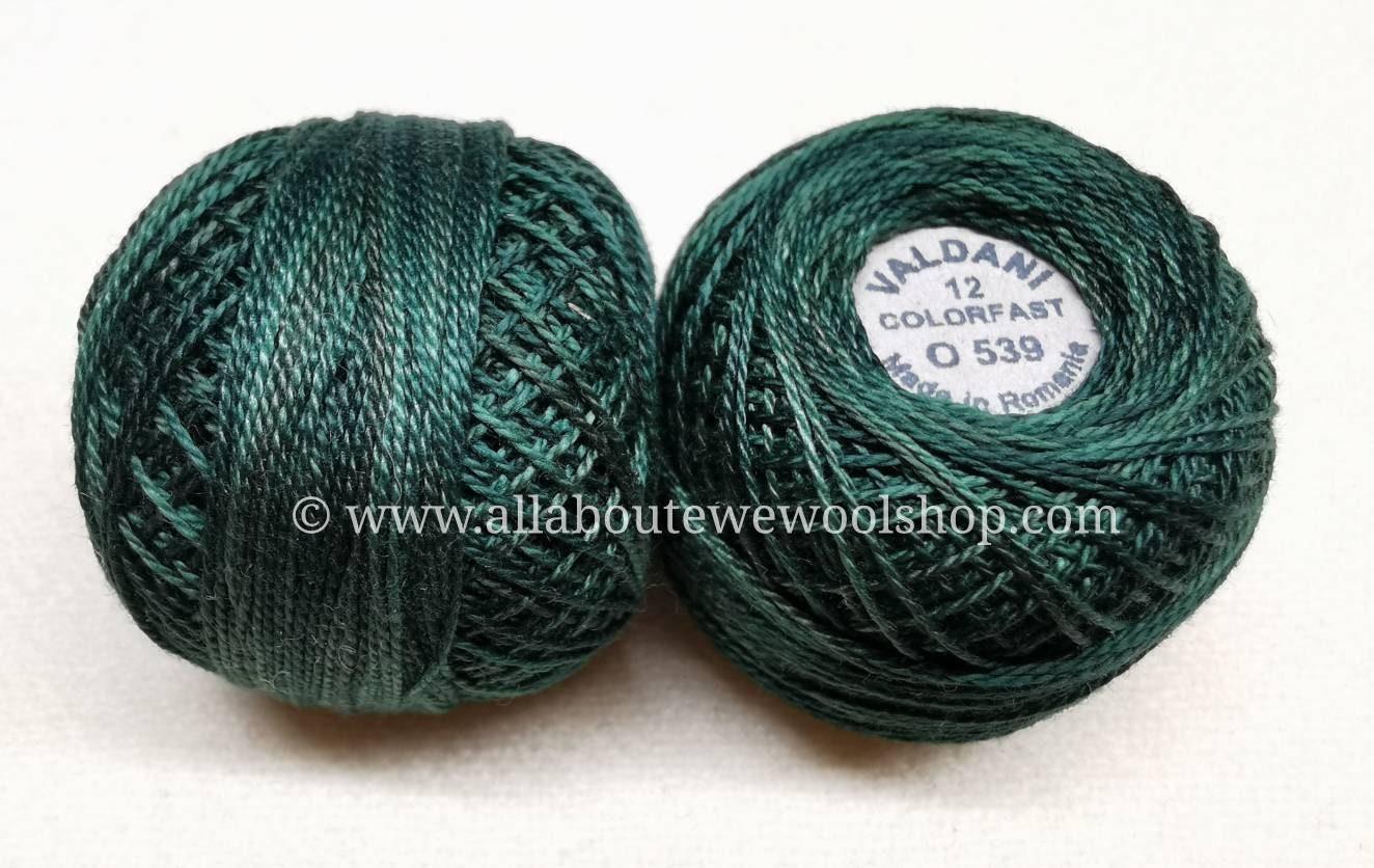 O539 #12 Valdani Pearl/Perle Cotton Thread - All About Ewe Wool Shop