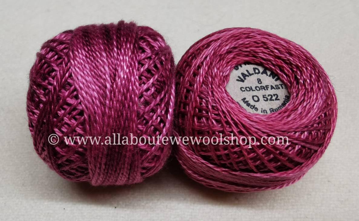 O522 #8 Valdani Pearl/Perle Cotton Thread - All About Ewe Wool Shop