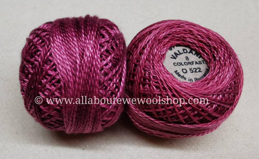 O522 #8 Valdani Pearl/Perle Cotton Thread - All About Ewe Wool Shop